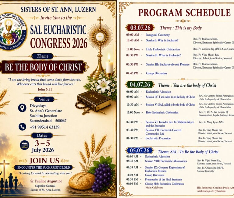 The Eucharistic Congress 2026 – Theme: Be the Body of Christ